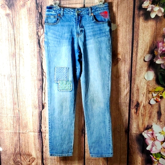 CAT & Jack girlfriend stretch jeans size 14 - Picture 1 of 3